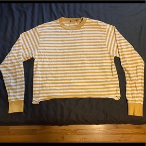 Yellow striped long sleeve